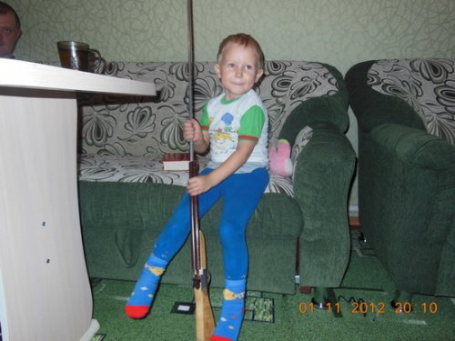 чистим ружье