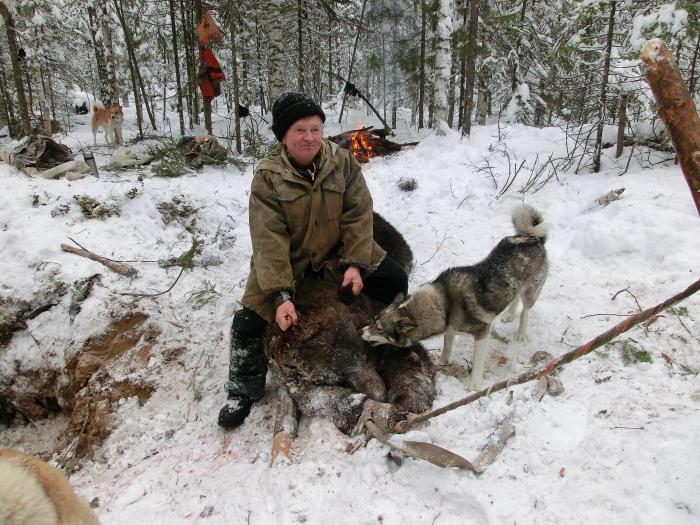 ноябрь_2012 охота на берлоге