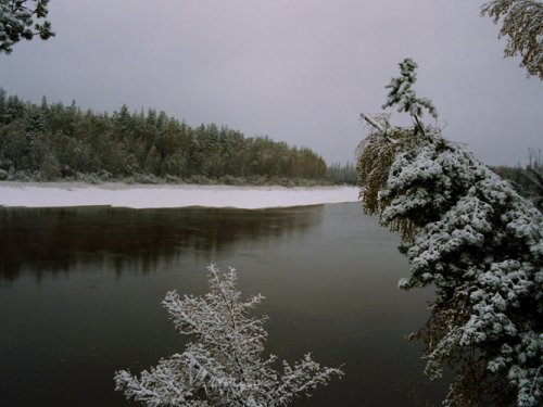 Сым, первый снег