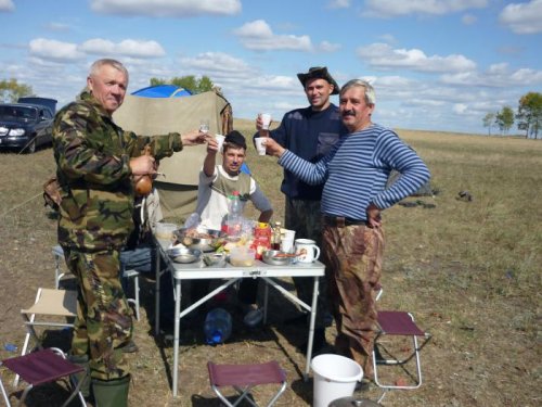 Ну с Полем друзья!!!На осеннем открытии.