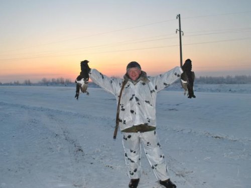 Тетерева с лунок. На улице -40, штиль.