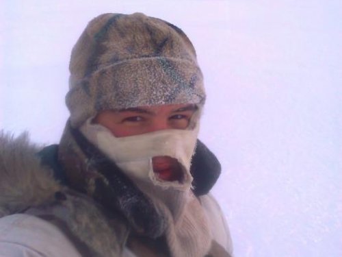 15 декабря 2012 на улицы мороз -35 а наохоту всеровно пошел