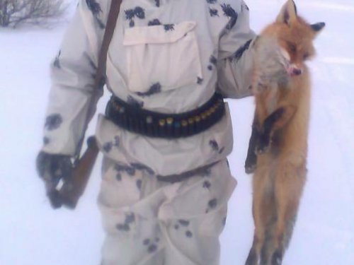 Друг Саня с лисой