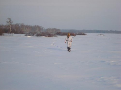 Охота на зайца  в Баевском районе 4- 5 января