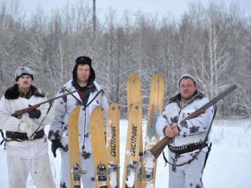 перед охотой.