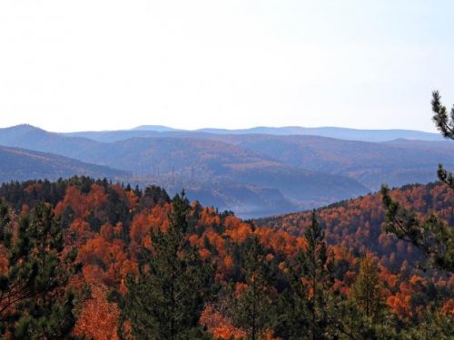 Осень, долина реки