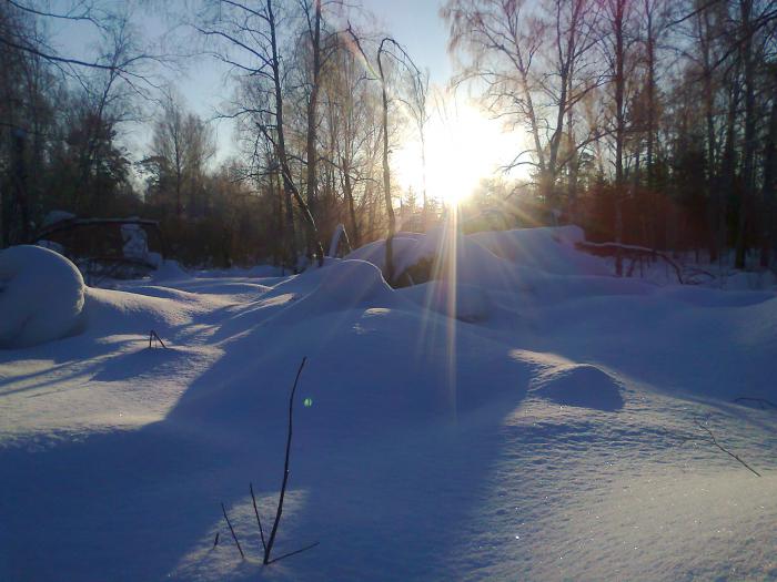 Утро на охоте 02.02.2013год -16С