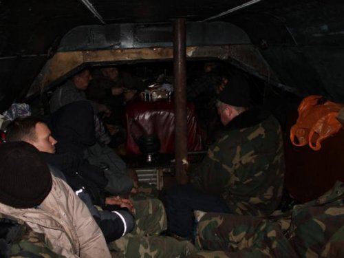 Ночуем в танке