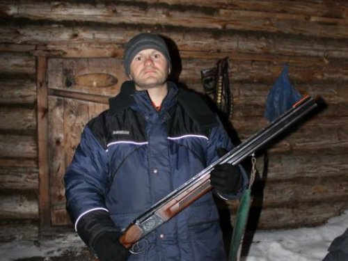 Сфотайте с ружОм.. Держи!!
