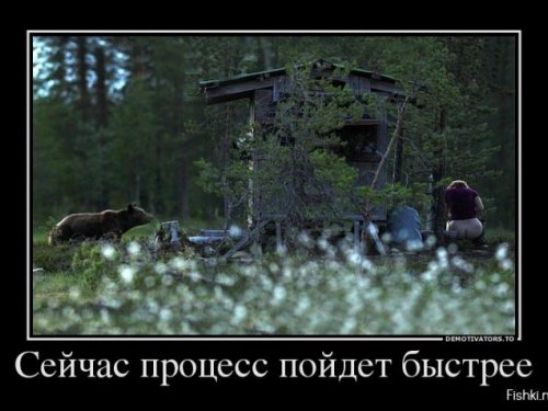 Сейчас процесс поидет быстрее
