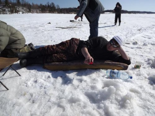 Соревнования по подледному лову...
