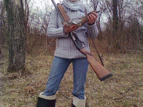 Первый трофей жены
