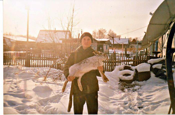 Заяц-русак. 2007 год.