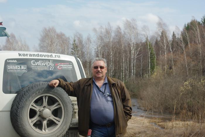 По дороге в Базой. Весна 2013 г.