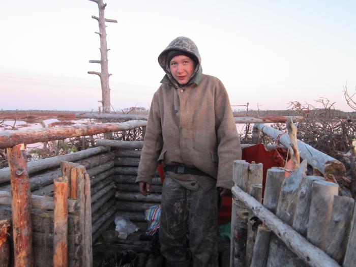 Утро в скрадке.