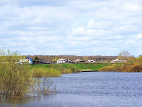 Сибирское село.