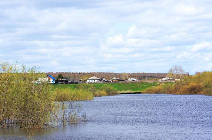 Сибирское село.