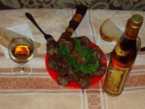 Котлетки из медвежатенки .