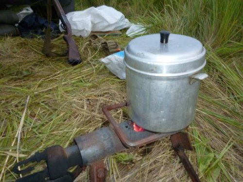 Всепогодная  походная кухня.