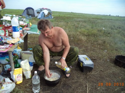 Свежий хлеб на охоте