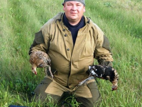 В полях