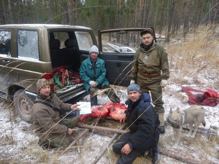 Вывозим трофей