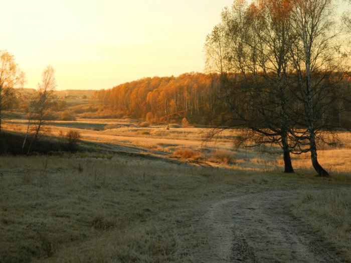Осенний рассвет.