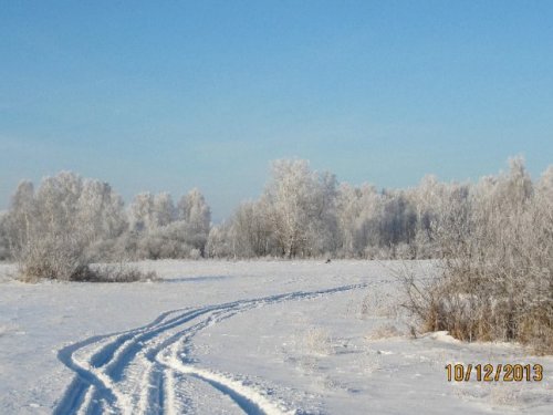 Зимний день.