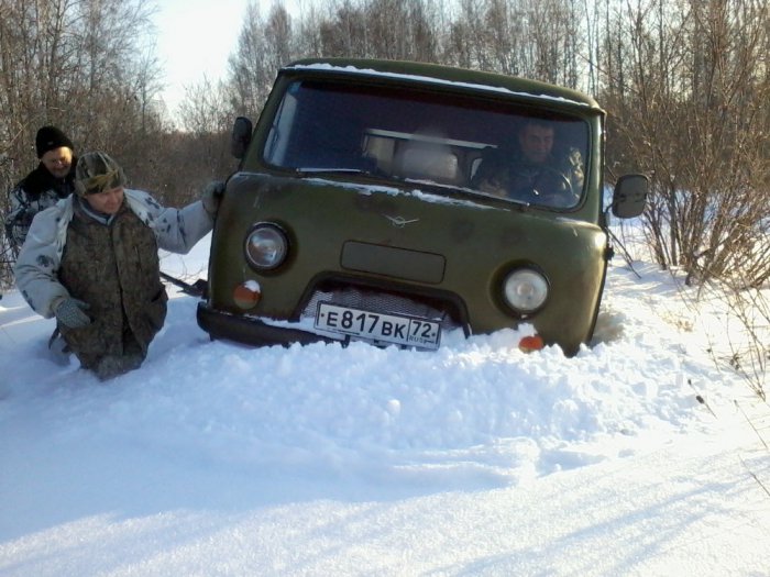 намело снега, местами копали )))
