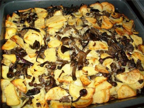 Утки с черносливом и яблоками