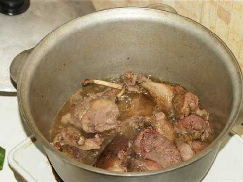 Утятина летняя с овощами