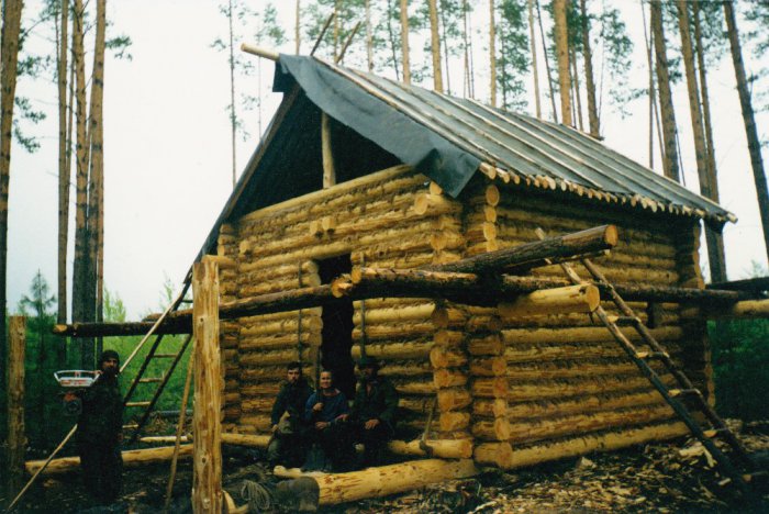 Север Томской области.Строим.