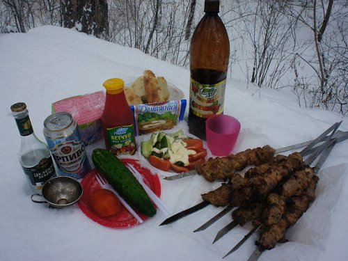 Шашлычок+все прилегающее