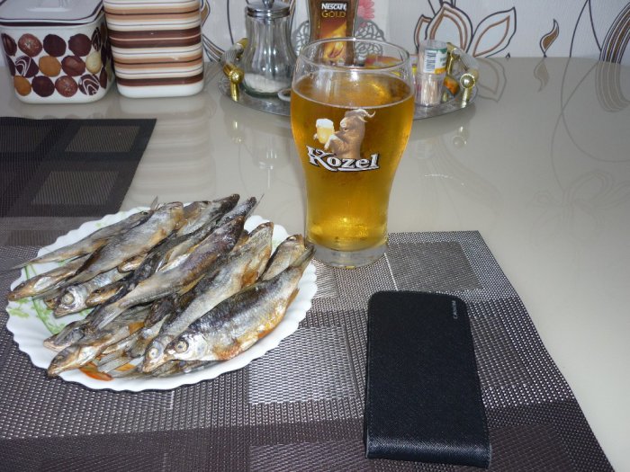 Друзья угостили. К пиву.
