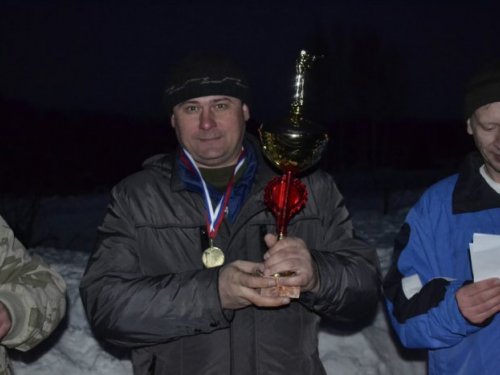 Первое место среди охотников.