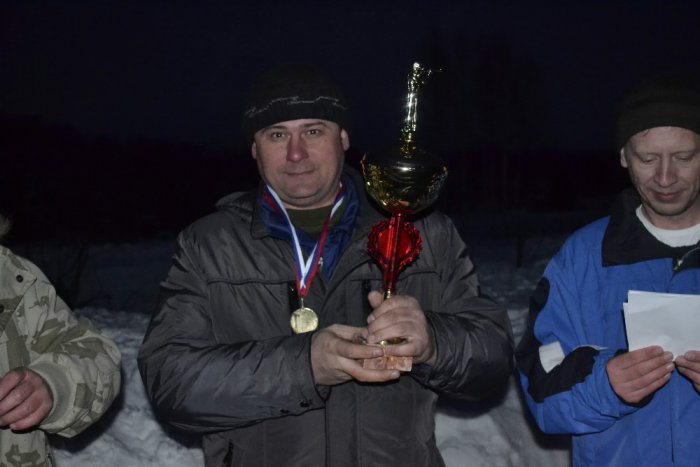 Первое место среди охотников.