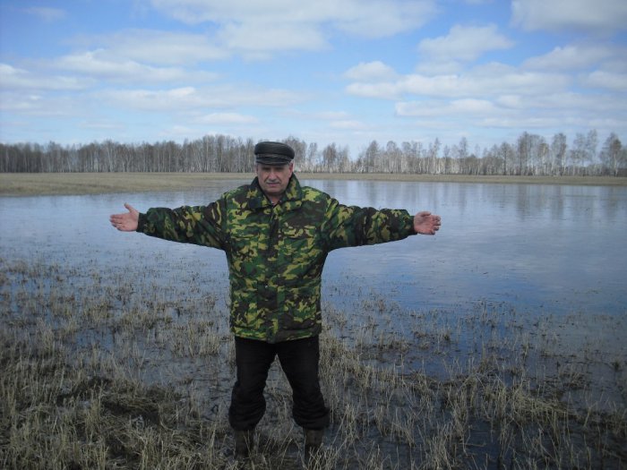 Вот таких утей здесь добывал всегда весной!