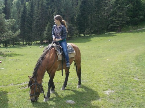 На природе