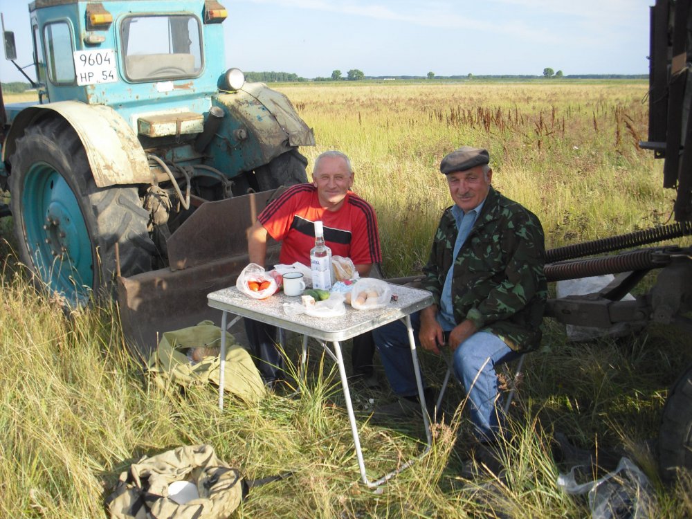 Встреча на озере. Земляки у же на месте.