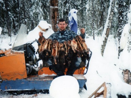 на промысле