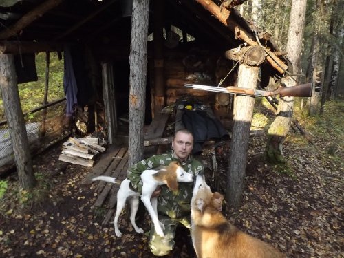 На привале
