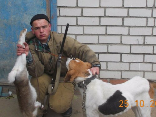 2013 год с даной после удачного выхода в поле
