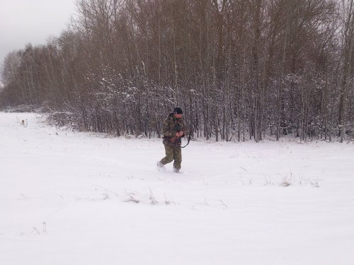С батей шерстим околки.