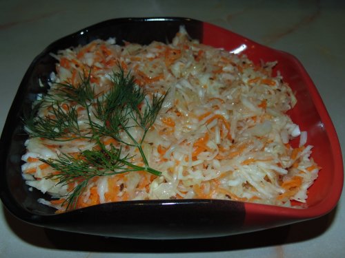 Хороша закуска- квашена капустка