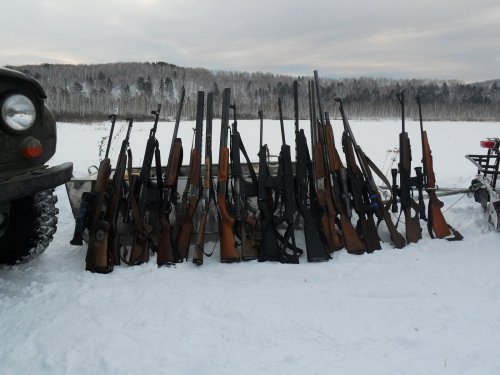Загонная охота на волков