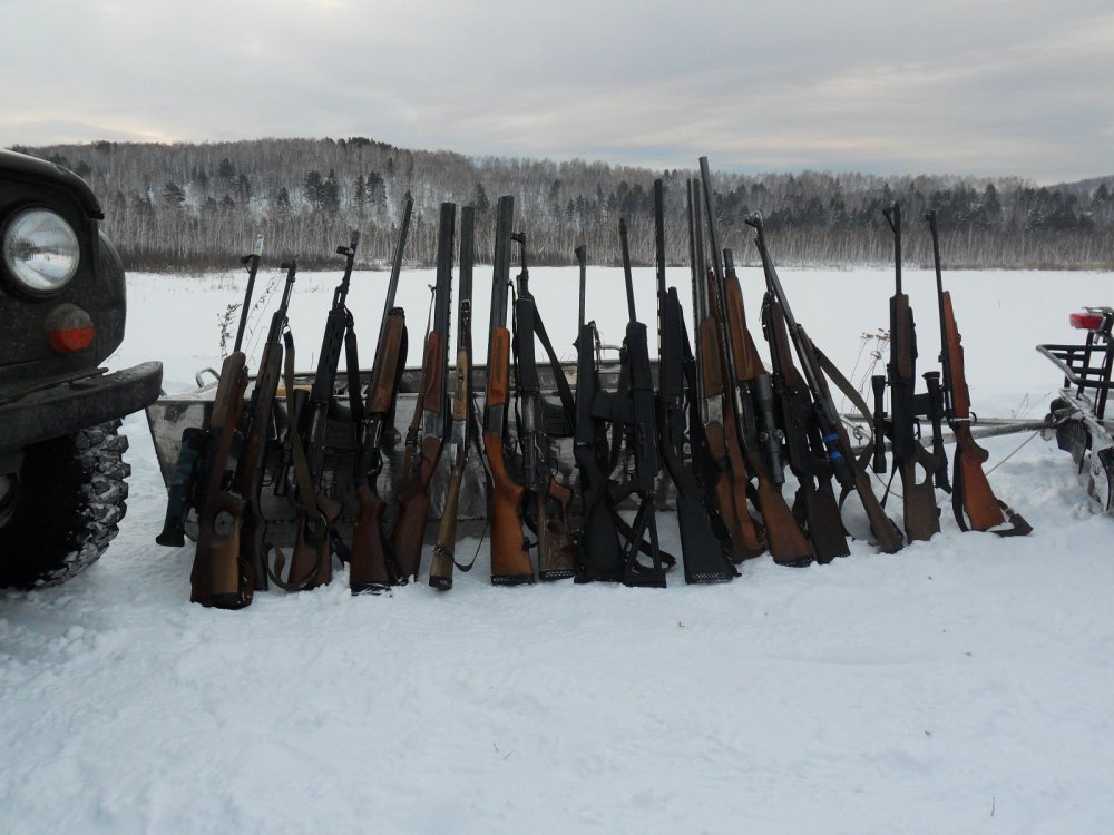 Загонная охота на волков