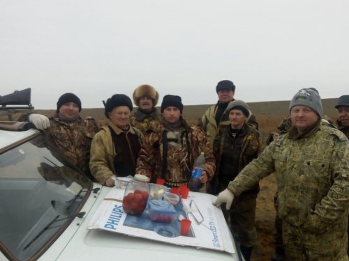 3 января выезд на охоту.