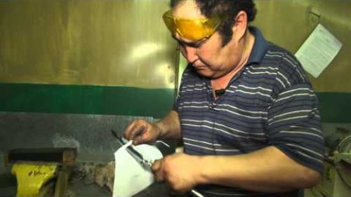 Проверка остроты ножа. Сheck the sharpness of a knife