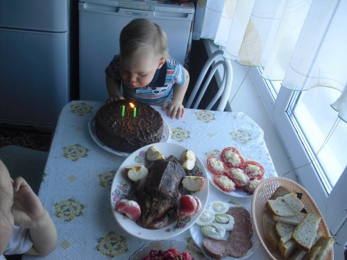 День рождения будущего охотника.