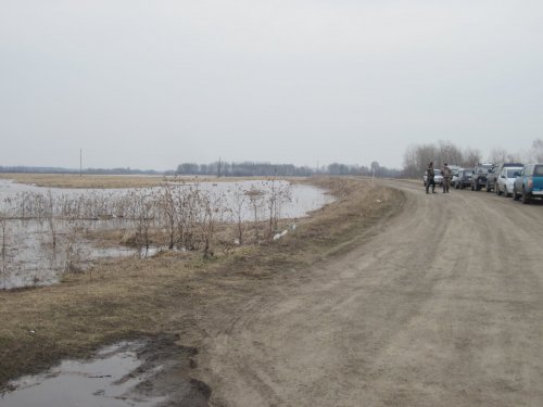 дело было в прошлом году,весна,затоп ,к местам не проехать